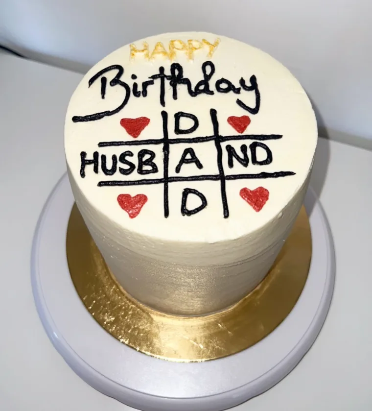 Happy birthday husband cake