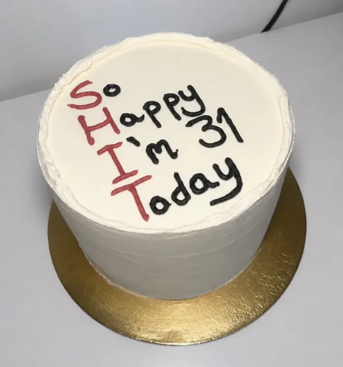 So happy I'm 31 cake
